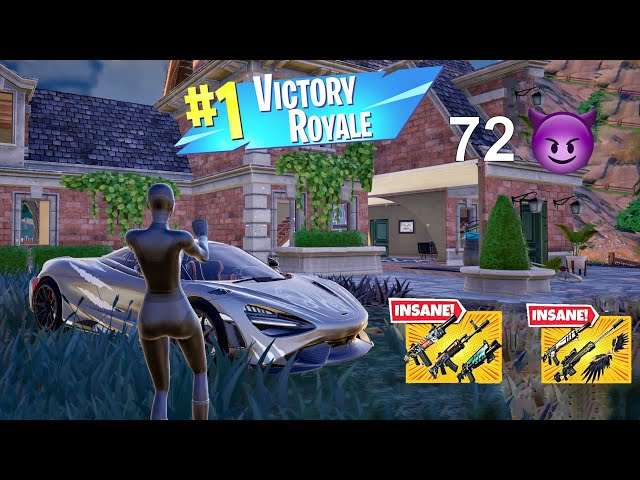 High Elimination Solo Win Gameplay (Fortnite Chapter 5 Season 2 Build)