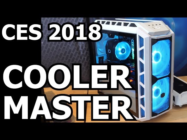 New Mesh H500p! Plus AIOs, Keyboards, & More!  Cooler Master at CES 2018