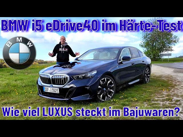 BMW i5 eDrive40 im Härte-Test: Wie viel LUXUS steckt im vollelektrischen BAJUWAREN? #elektroauto