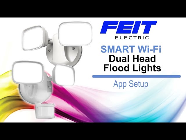 Connect your Smart Flood Lights to the Feit App