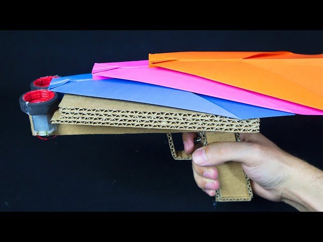 Paper Airplane Launcher at Home
