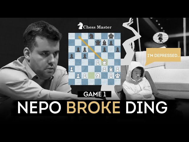 Nepo Vs Ding - First game of the World Chess Championship match