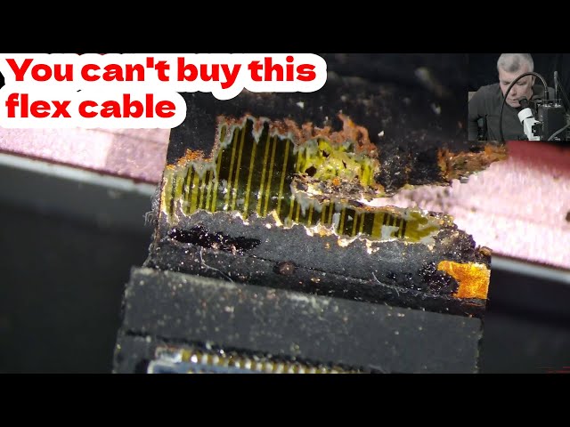Razer Book (2020) - Screen flex cable repair - a common issue, a hard repair