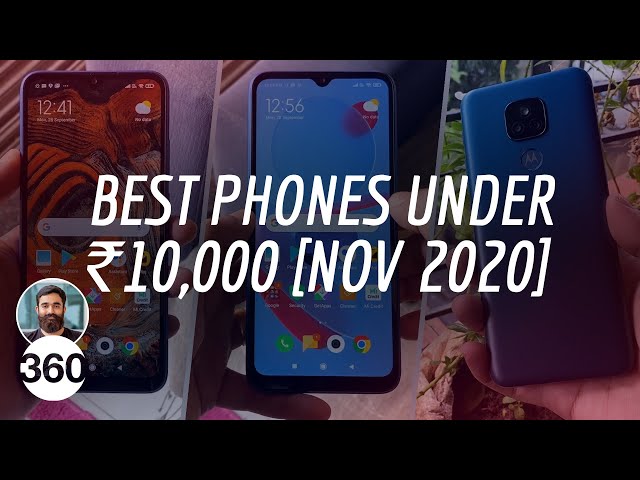 Best Phones Under Rs. 10,000 in India (November 2020)
