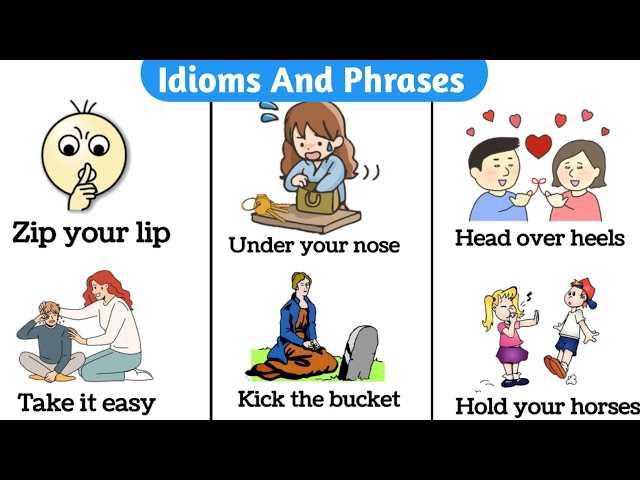 Common idioms and phrases | Idioms And phrases part-3 |  idioms with sentences