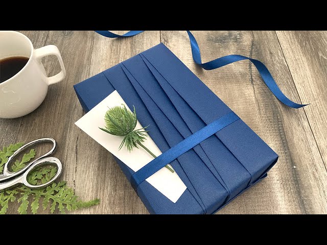 Gift Wrapping | Zig Zag Pleats (Step By Step)