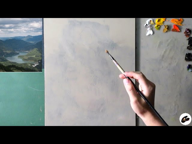 Oil Painting LIVE! | Distant Mountains - Virtual Painting Session