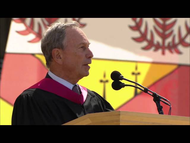 122nd Commencement Ceremony 2013 - Stanford University keynote speech by Mayor Michael Bloomberg