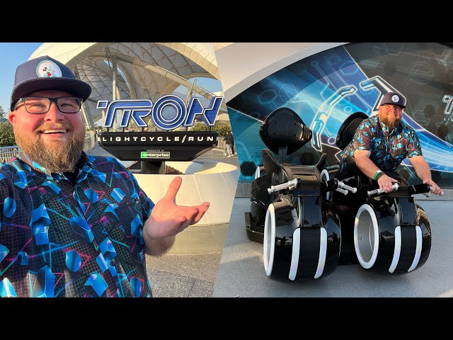 TRON Lightcycle Run | I Didn't Fit On The Ride At First | Front Row POV & Review | Walt Disney World