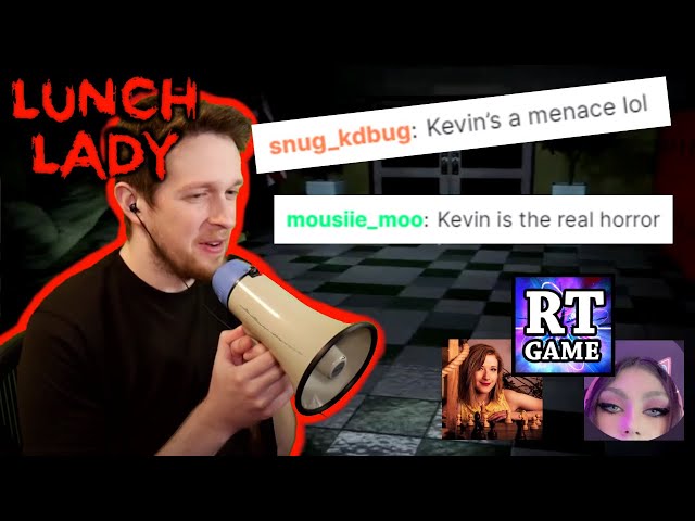 CallMeKevin terrorizes RT, Minx and Anna in a spooky school (Lunch Lady highlights)