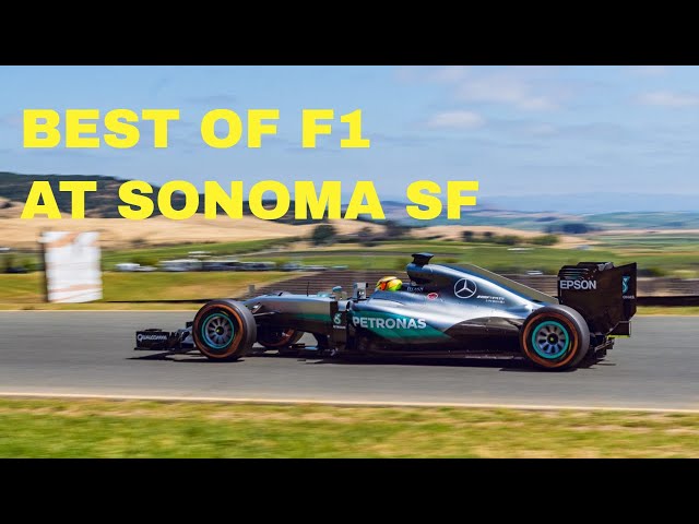 MERCEDES F1 ONBOARD | BEST OF F1 AT SONOMA SF