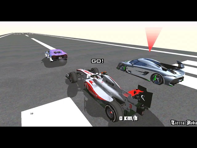 Formula 1 Vs Koenigsegg Jesko Vs Bugatti Chiron Drag Race 1 Mile