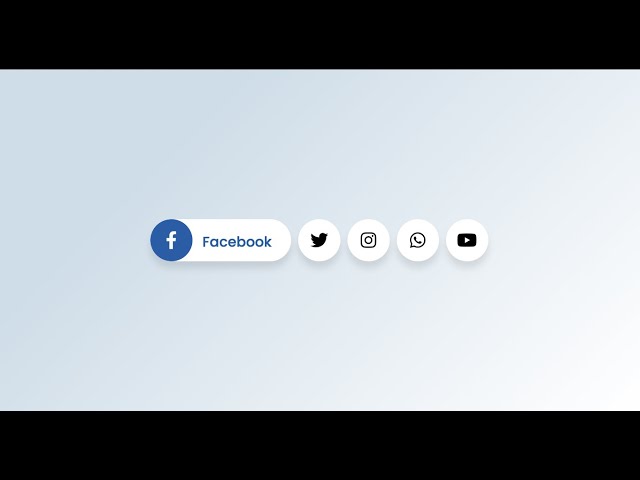 🎬Amazing Social Media Buttons Hover Effects| HTML & CSS