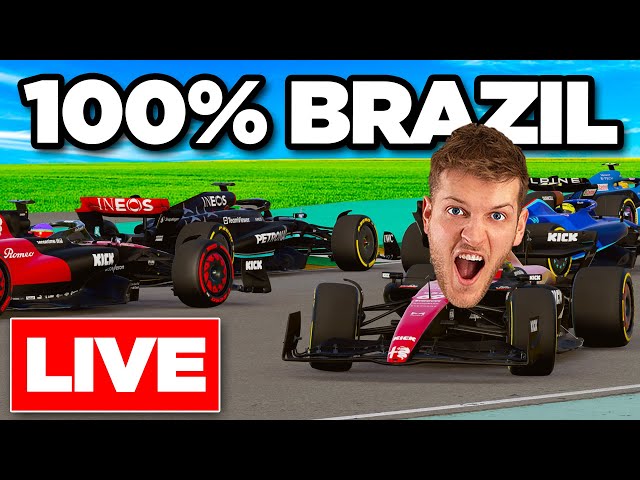 100% Full Brazilian GP Vs Viewers! F1 23 Online Races | LIVE 🔴