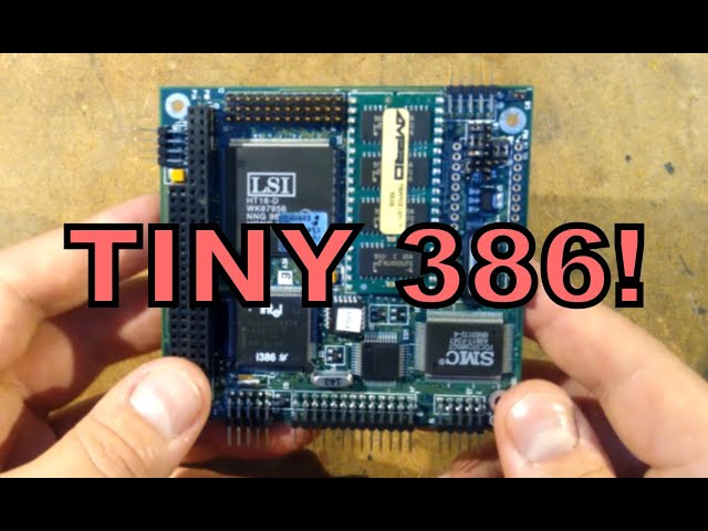 DOS Games On A Tiny Industrial Motherboard