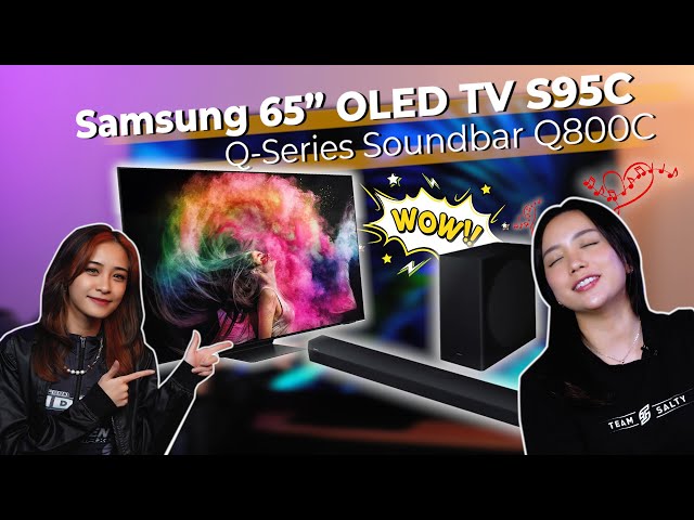 Enjoy your day with 65" Samsung OLED 4K TV! | ft. XTMM & I'm Momoko