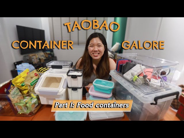 Must-have TAOBAO Containers: Food Containers (Part 1)