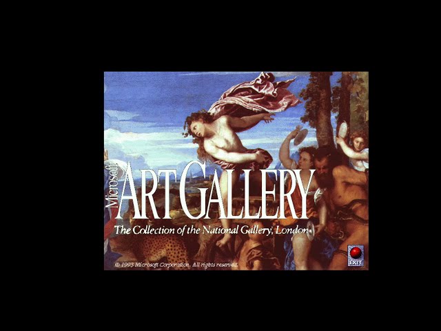 Microsoft Art Gallery (1993) Official Demo