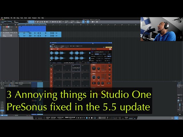 3 annoying things in PreSonus Studio One that was fixed in 5.5