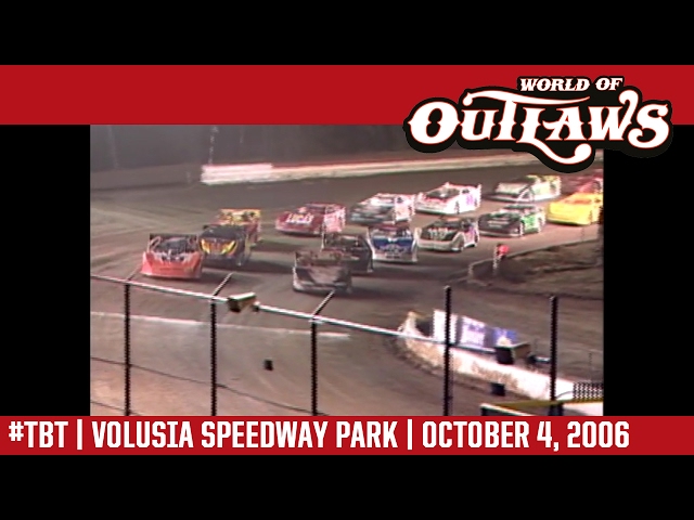 #ThrowbackThursday: World of Outlaws Craftsman Late Models Volusia Speedway Park October 4, 2006