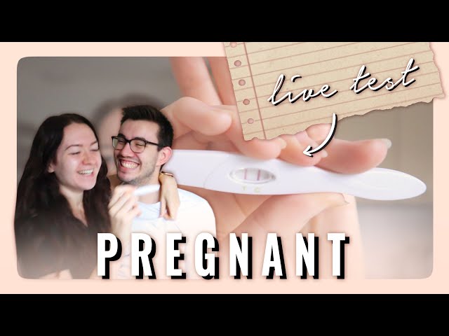 IM PREGNANT 😱 🤰🏻 👶 OUR LIVE PREGNANCY TEST REACTION