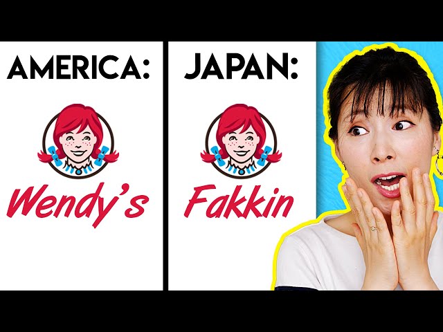 When Japan tries to rename American brands...