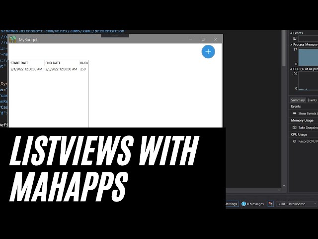 Adding a Listview in WPF with MahApps.Metro to Display Data - Make a Modern WPF Desktop App Part 7