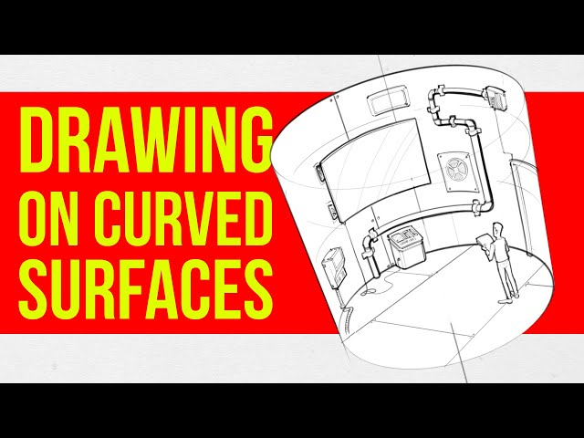 How to draw on curved surfaces - Cylinders