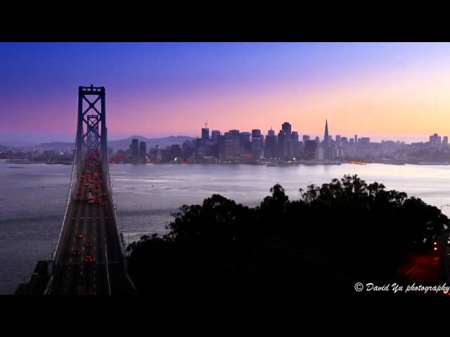 San Francisco Bay Bridge Time Lapse 1080p HD