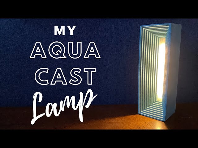 Make an Aqua Cast Lamp with this AWESOME Lamp Mould! 💡