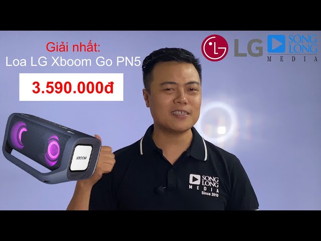 Đón xem Livestream Tặng Loa LG Xboom Go PN5 trị giá 3.590.000đ tại Page Songlongmedia