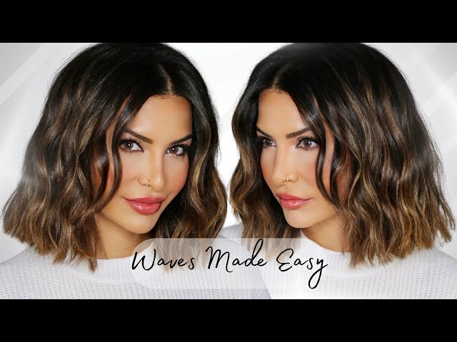 How To Wave A Bob | Beach Waves for Short Hair