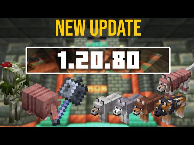 MCPE 1.20.80 Full Release - NEW wolf variants, New 1.21 Experiments & Everything new changes