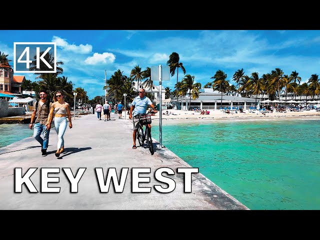 [4K]  Key West Florida - Duval Street Walking Tour