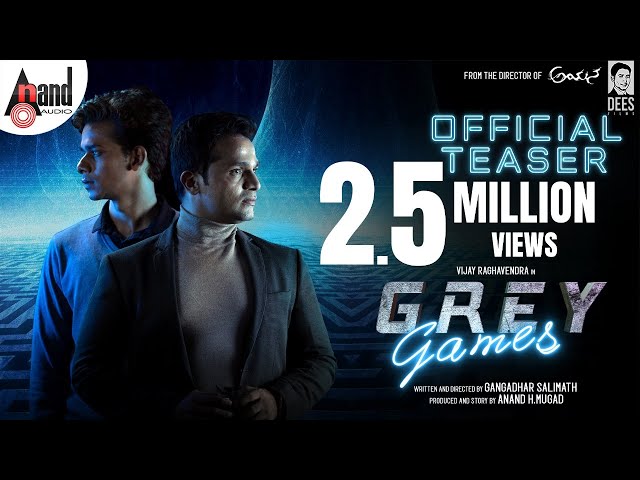 Grey Games Official Teaser | Vijay Raghavendra |Shruti Prakash| Bhavvana Rao |Jai|Gangadhar Salimath