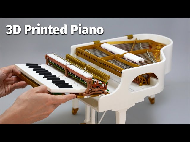 3D Printed Grand Piano