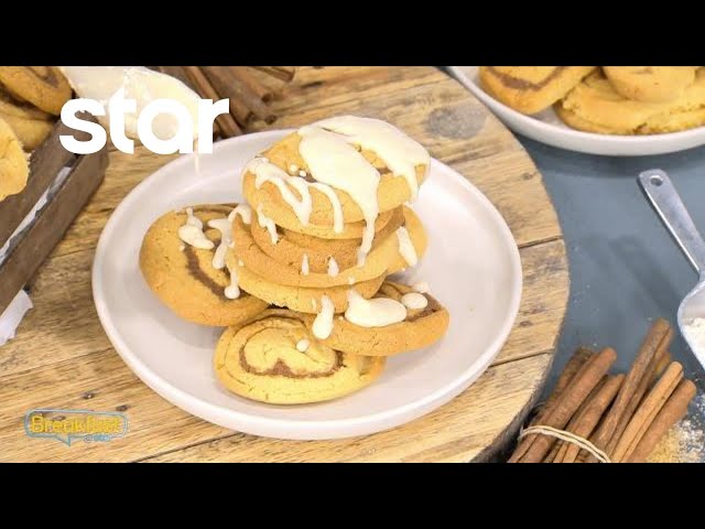Μπισκότα Cinnamon - Roll με γλάσο κρέμας τυριού | Σταύρος Βαρθαλίτης