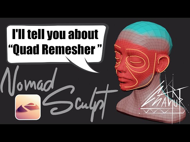 Quad Remesher in Nomad Sculpt 1.85