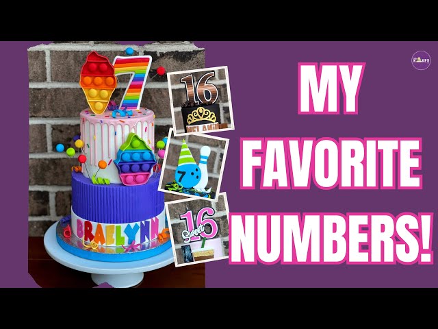You Can Download My Favorite Numbers That I Use On Cakes!