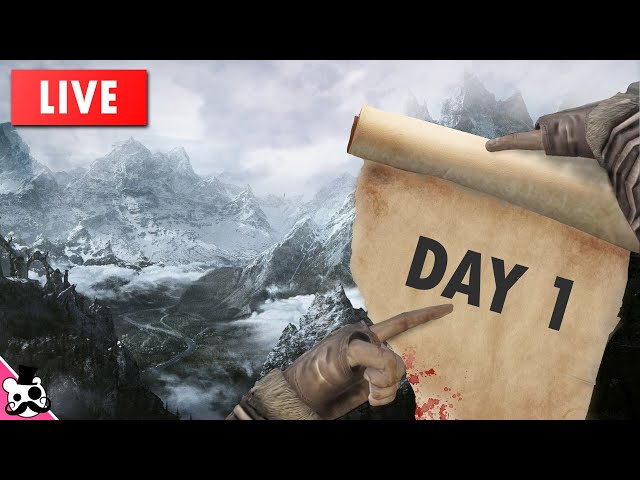 Surviving 100 Days as a "normal person" in Skyrim VR - Day 1 - ?