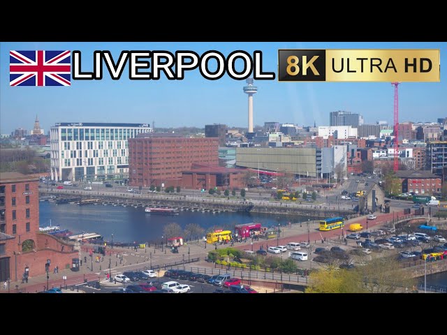The Wheel of Liverpool🎡8K60fps view on City and Mersey River
