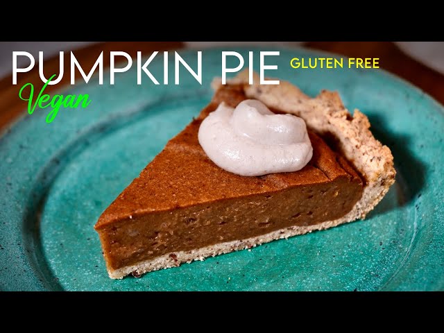 THE BEST VEGAN PUMPKIN PIE ❤️ The gluten-free, sugar-free pie you've been looking for!