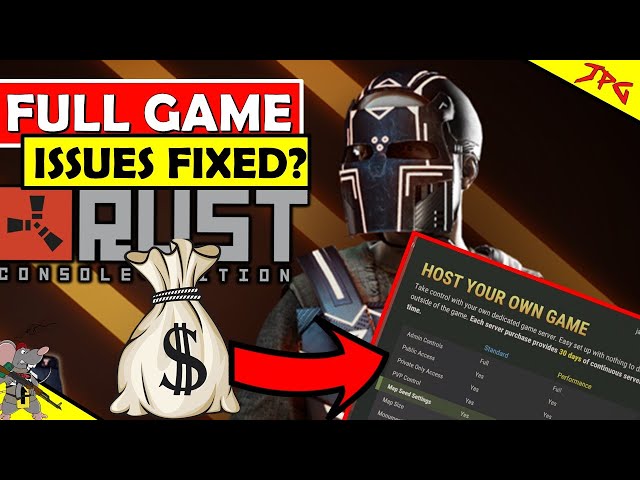 RUST Console Edition MISSING SKINS? No Gunpowder! Terrible Fps! Connection Issues! Server Cash Grab?