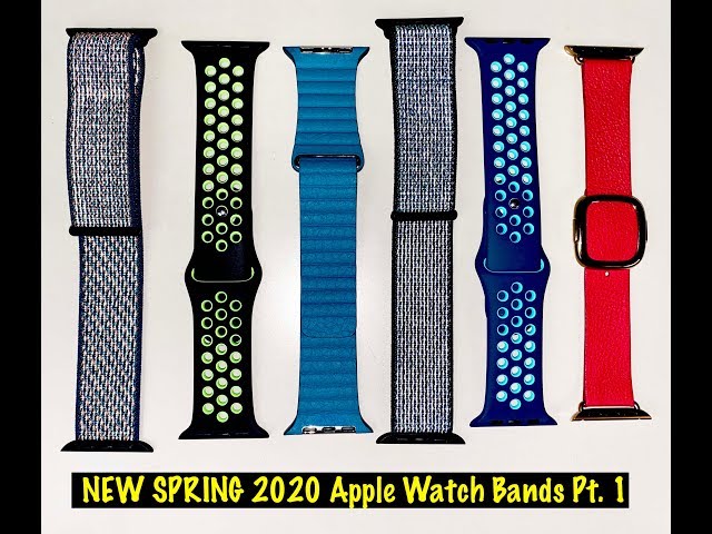 NEW 2020 Spring Apple Watch Bands Review Nike Sport Bands & Leather Bands | (Pt. 1/2) + GIVEAWAY!!!