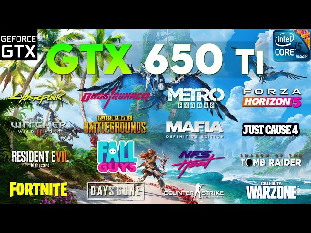 GTX 650 Ti Test In 20 Games In 2022 | i5 4590 + GTX 650 Ti 1GB