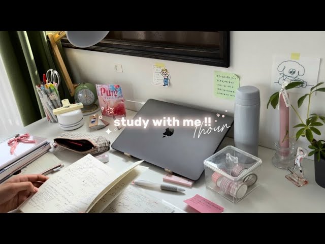 ⋱ study with me !! ⋰ 筆記音ASMR⋆｡˚✩