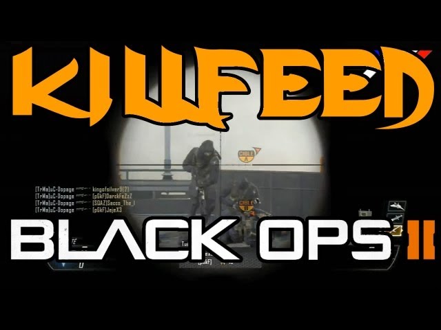 Call of duty Black ops 2 KILLFEED
