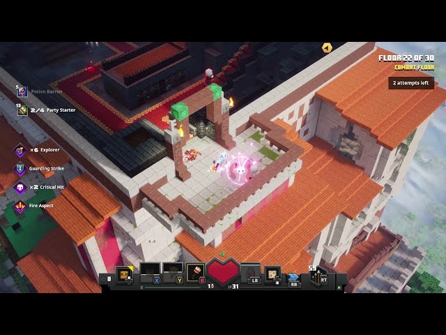 Minecraft Dungeons #65 (2/3) - THE TOWER 1 Floor 21-25 Adventure
