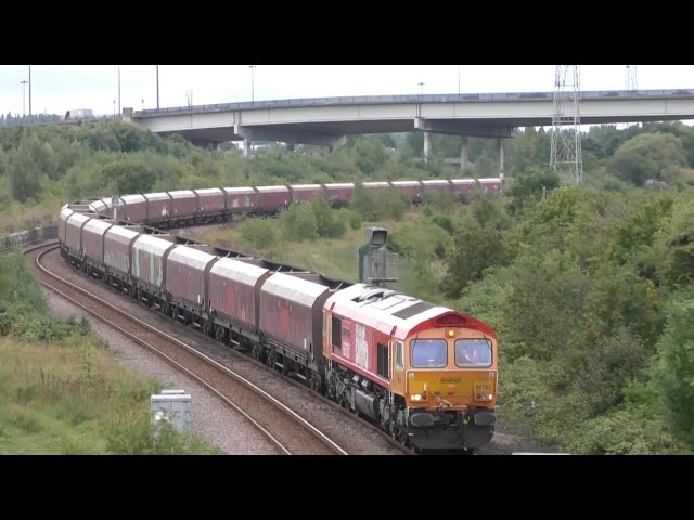 Class 66 783 BIFA The flying dustman on coal train to and from Tess dock, Redcar terminal. Teeside.