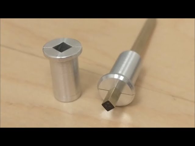 How to Machine a Square Hole in a Round Bushing